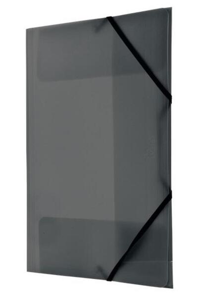 tetis Dosar Tetis, A4, cu elastic, negru, 318x248mm