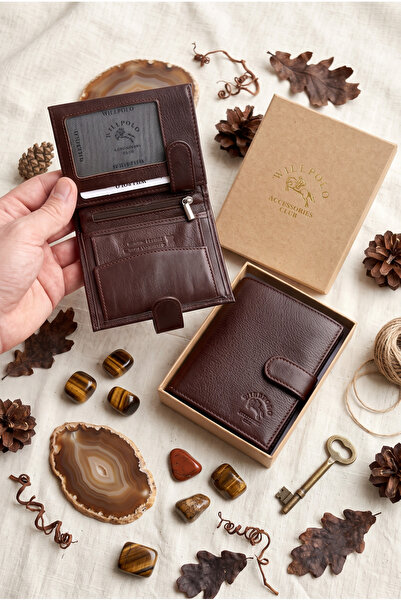 willpolo Genuine Leather Medium Size Women's Wallet with Coin Compartment and...