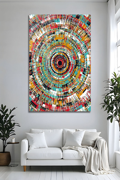 Parıltı Yayınları B&G Design Mozaic abstract din sticlă cu model, decor de pe...