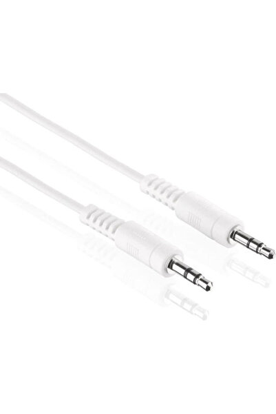 OEM Καλώδιο Jack 3.5mm Αρσενικό - Αρσενικό 3.5mm Λευκό 1μ 1022.029