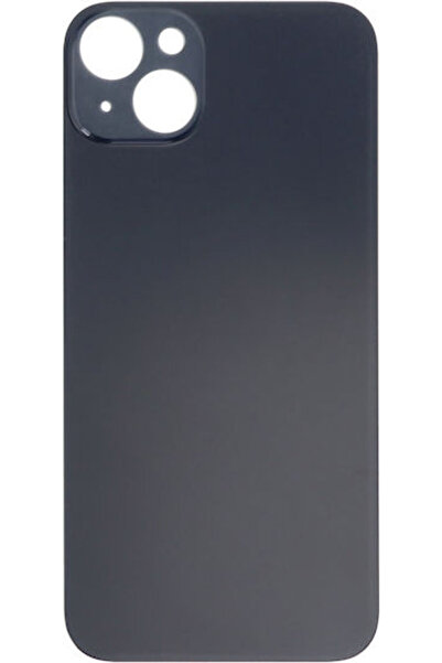 OEM Apple iPhone 14 Plus Κόλλα Πόρτας Μπαταρίας Μεγάλη Οπή Μαύρο Λογότυπο