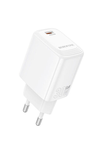 Borofone Φορτιστής Χωρίς Καλώδιο με Θύρα USB-C, 30W Power Delivery / Quick Ch...