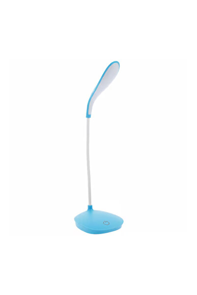 YBOSHOP Lampa de birou LED flexibilă, touch, 3 trepte, USB, albastră