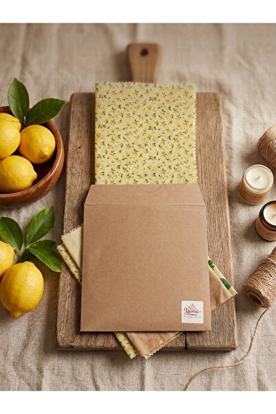 YümanınYumağı Reusable Natural Beeswax Cloth (30X30)