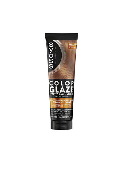 Syoss Color Glaze Mattierende Farbmaske Mit Laminiereffekt #kupfer 130 ml