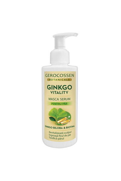 GEROCOSSEN Botanicals Gingko Vitality Masca Serum pentru Par cu Ginkgo Biloba...