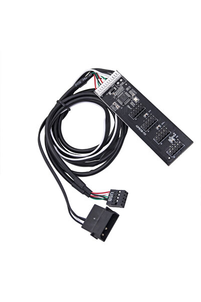 KEEPRO Anakart 9 pin çoğaltıcı anakart usb 2.0 çoklayıcı 9 pin hub 9 pin spli...