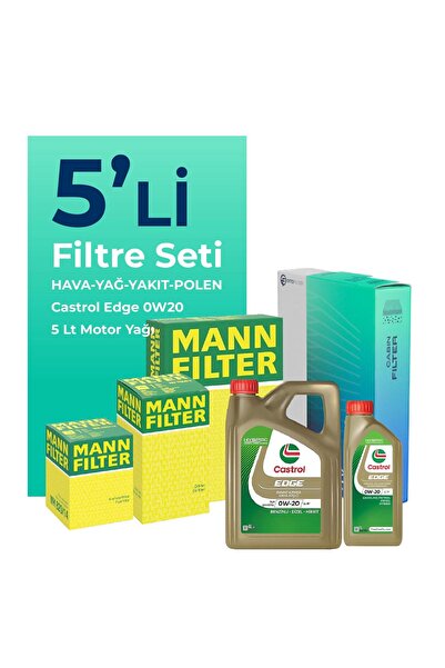 Mann-Filter Fiat Egea 1.6 Dizel Filtre Bakım Seti CAST ROL Motor Yağlı (2015-...