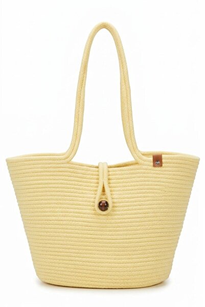 I Love Shoes Astoria Yellow Women's Beach Bag