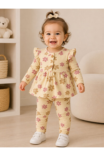 Melodikids طقم جوارب طويلة موسمي للفتيات الصغيرات