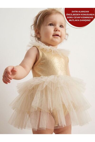 aysskids رومبير للفتيات الصغيرات بتصميم أميرة لامعة مع توتولا وشريط تاج