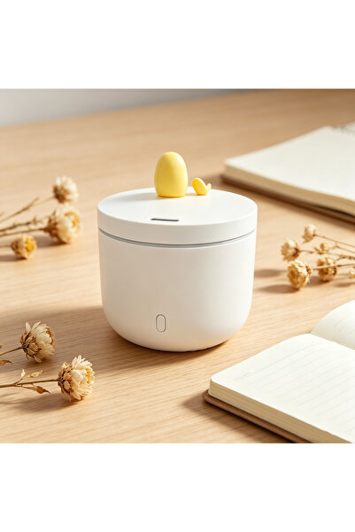 idei Cute design air humidifier with yellow bird figurine, height 13 cm, sile...