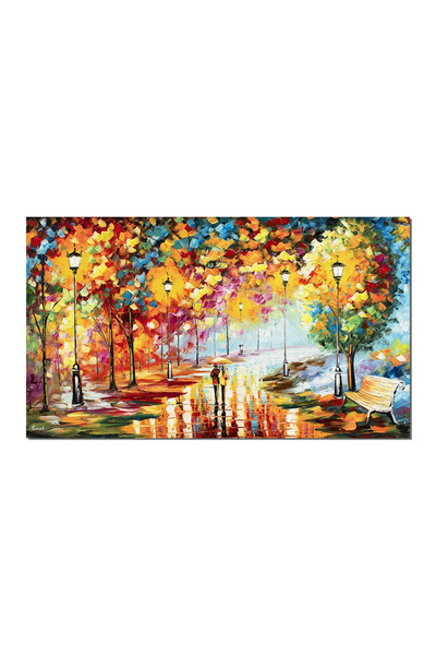 artnova Tablou GIGANT cu indragostiti pictat manual living, dormitor, Impreun...
