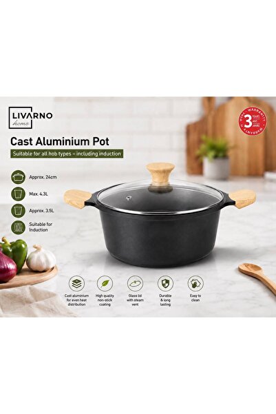 LIVARNO Cast Aluminum Pot