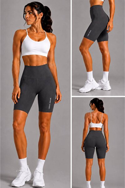 VERA LİFE Women's High Waist Tightening Biker Shorts