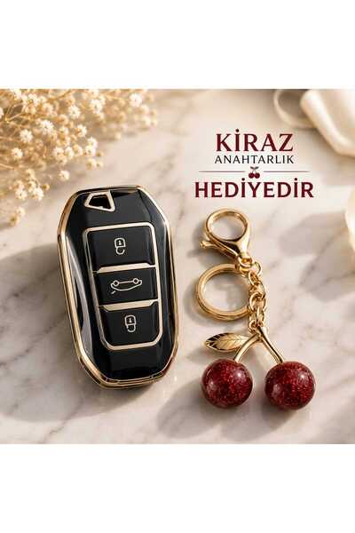 GMA KEYS Κάλυμμα θήκης κλειδιού για Peugeot 208 308 508 2008 3008 5008 Rifter...