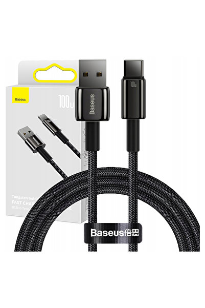 Baseus Cablu USB-C pentru telefoane, 100W PD pentru laptop, 2M, încărcare rapidă