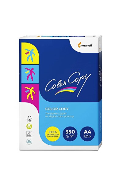 Mondi Копирна хартия А4, Color Copy, 350 гр/м2, 125 листа, Бяла
