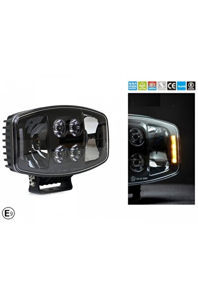 Flexzon Προβολέας LED 10-30 Βολτ Υψηλής Ισχύος 90W Λευκό / Πορτοκαλί 247mm X ...