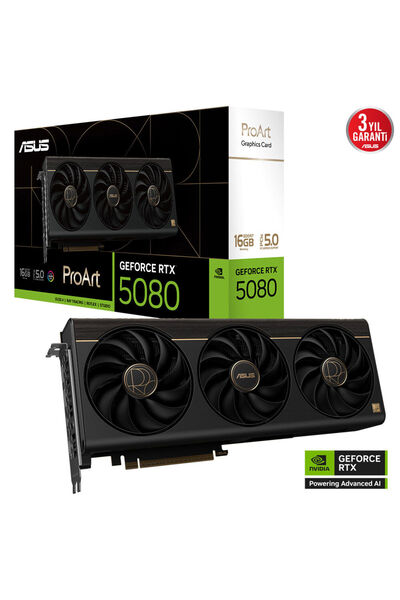 Universal بطاقة رسومات ASUS PROART-RTX5080-O16G RTX5080 بذاكرة 16 جيجابايت GD...
