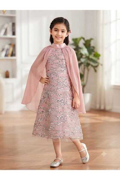 Pyramid masterpieces Pink Sequin Dress