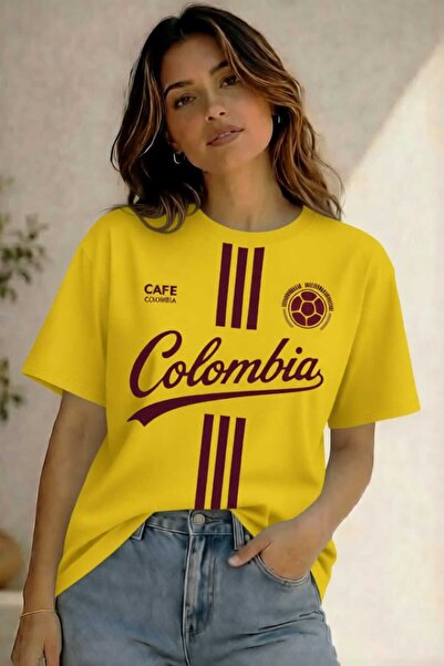 New Shine Colombia Printed Oversize Cotton T-Shirt