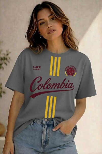 New Shine Colombia Printed Oversize Cotton T-Shirt