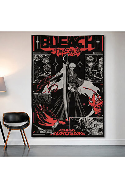 Geek Cultcha Bleach Manga Cover Wall Covering Wall Tapestry First Quality Sat...