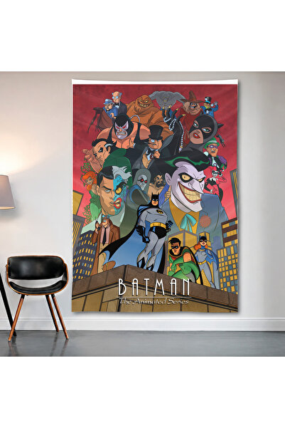 Geek Cultcha Batman Villains Wall Covering Wall Tapestry First Quality Satin ...