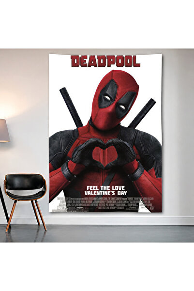 Geek Cultcha Deadpool Valentine's Day Wall Covering Wall Tapestry First Quali...