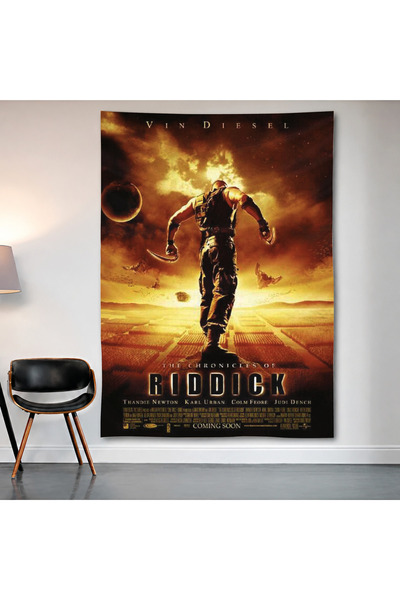 Geek Cultcha The Chronicles of Riddick Wall Covering Wall Tapestry First Qual...
