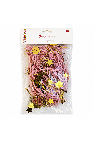 Generic Decorative Filling for Gifts with Golden Stars