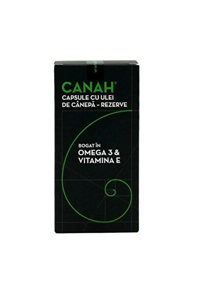 Canah Capsule cu Ulei de Canepa Rezerve 90cps