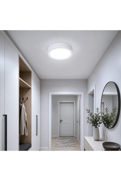 Flippy Spot LED Aplicat, Flippy, Forma Rotunda, 24W, Lumina Rece 6500K, Monta...