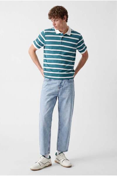 PAULMARK Men's Cotton Baggy Fit Jeans