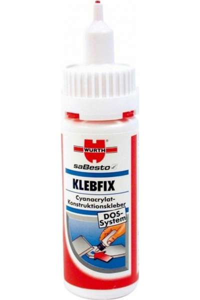 Würth Wurth Υγρή Στιγμιαία Κόλλα Klebfix Κυανοακρυλική 20 γρ.