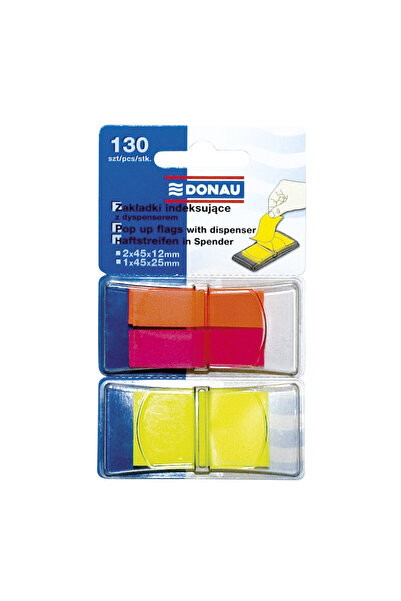 donau Stick index DONAY, 2x40 file/1x50 file, 12x40 mm/25x45 mm, Multicolor