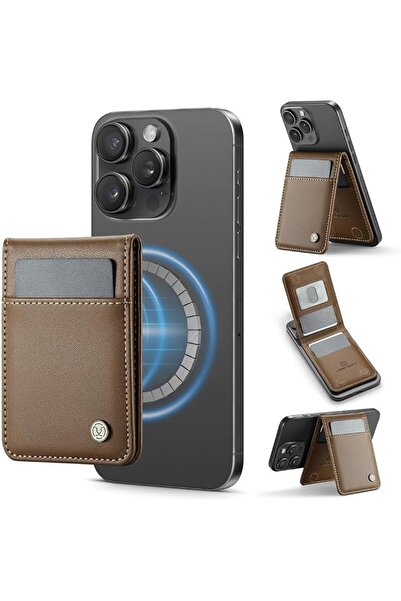 Generic Magnetic Wallet Card Holder with Adjustable Stand, RFID Blocking Deta...