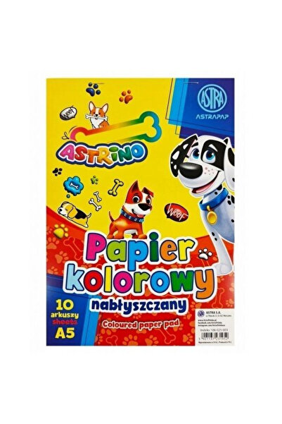 ASTRA papiernicze Hartie colorata lucioasa Astra A5 10 foi multicolor 90g