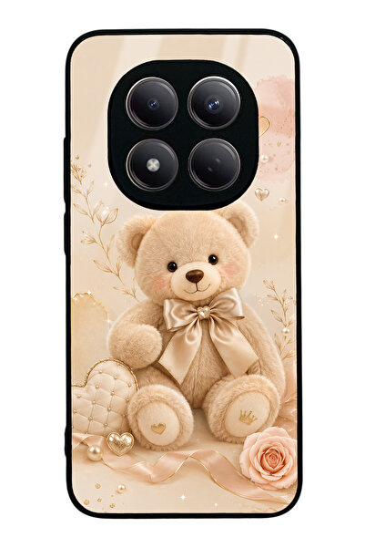 Spoyi Xiaomi Redmi Note 15 Pro Pearl Teddy Tasarımlı Glossy Telefon Kılıfı