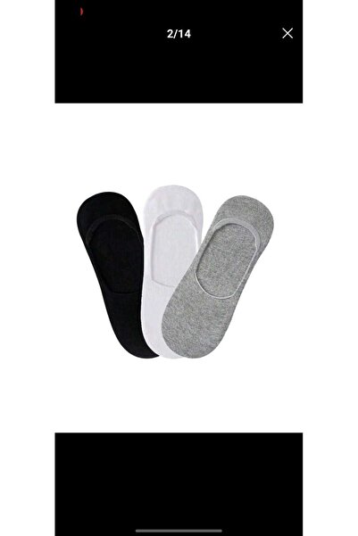 RIVANI 9 Pairs of Unisex Sweat-Proof Invisible Cotton Socks in Black, White, ...