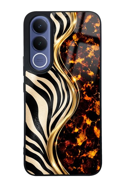 Spoyi Vivo V70 Fe Noir Safari Design Glossy Phone Case