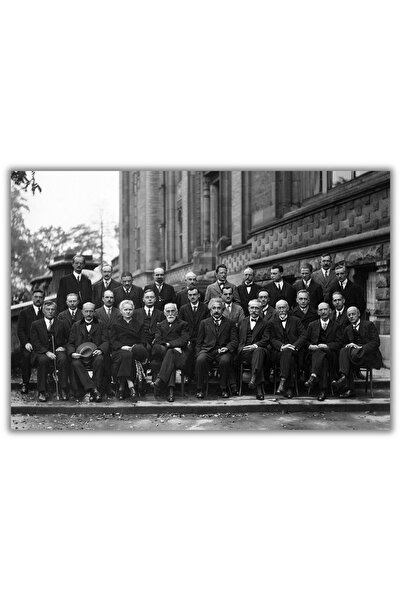 Rosaart Solvay Konferansı 1927 Posteri Solvay Conference, Albert Einstein, Ma...
