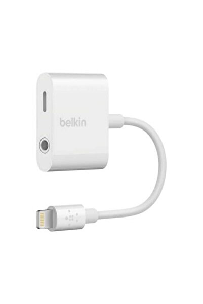 Belkin محول لايتنينج إلى AUX - أبيض
