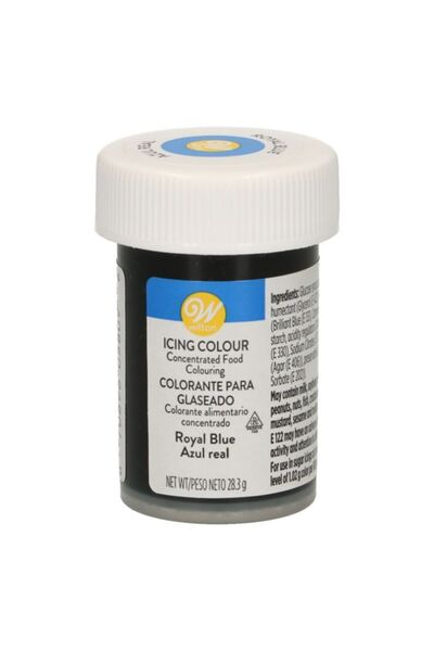 wilton Colorant alimentar gel albastru, Albastru regal Wilton, 28g