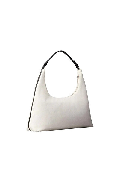 Calvin Klein GRAPHIC CANVAS MEDIU, XSI Kadın Beyaz Çanta