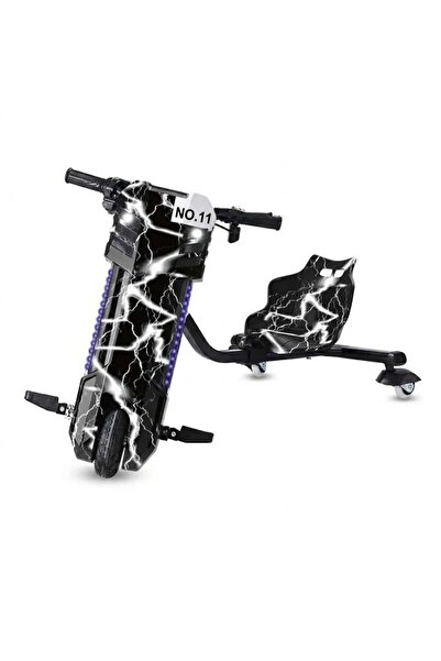 CN 36V Electric Drift Scooter for Kids with Safety Gear (Helmet + Protective ...