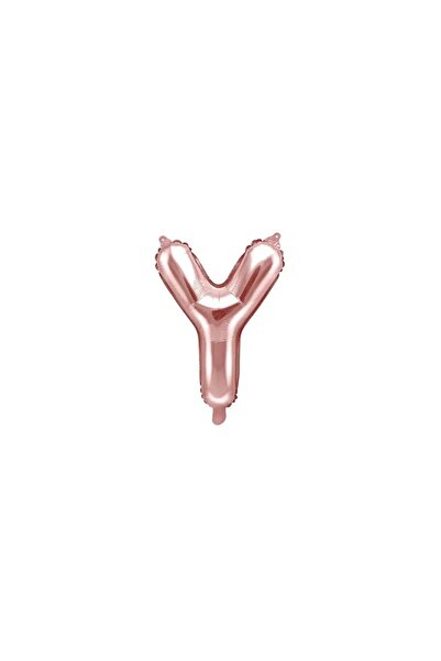 Baloane Vesele Balon Folie Litera Y Rose Gold 40 cm LTR1-Y