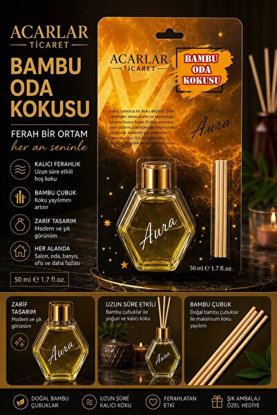Acarlar Ticaret Bambu Çubuklu Oda Kokusu