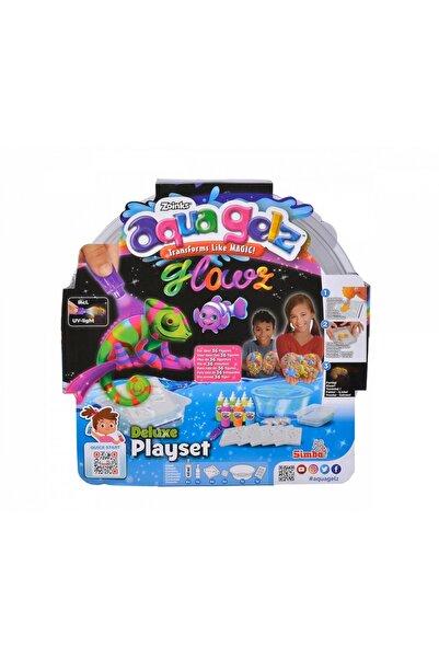 Simba Set creativ, Simba, Aqua Gelz Deluxe, Figurine 3D, Fosforescent, Multic...